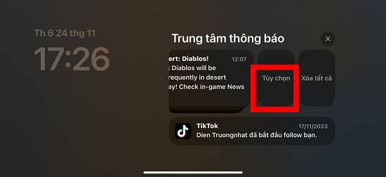 Tắt thông báo trên iPhone