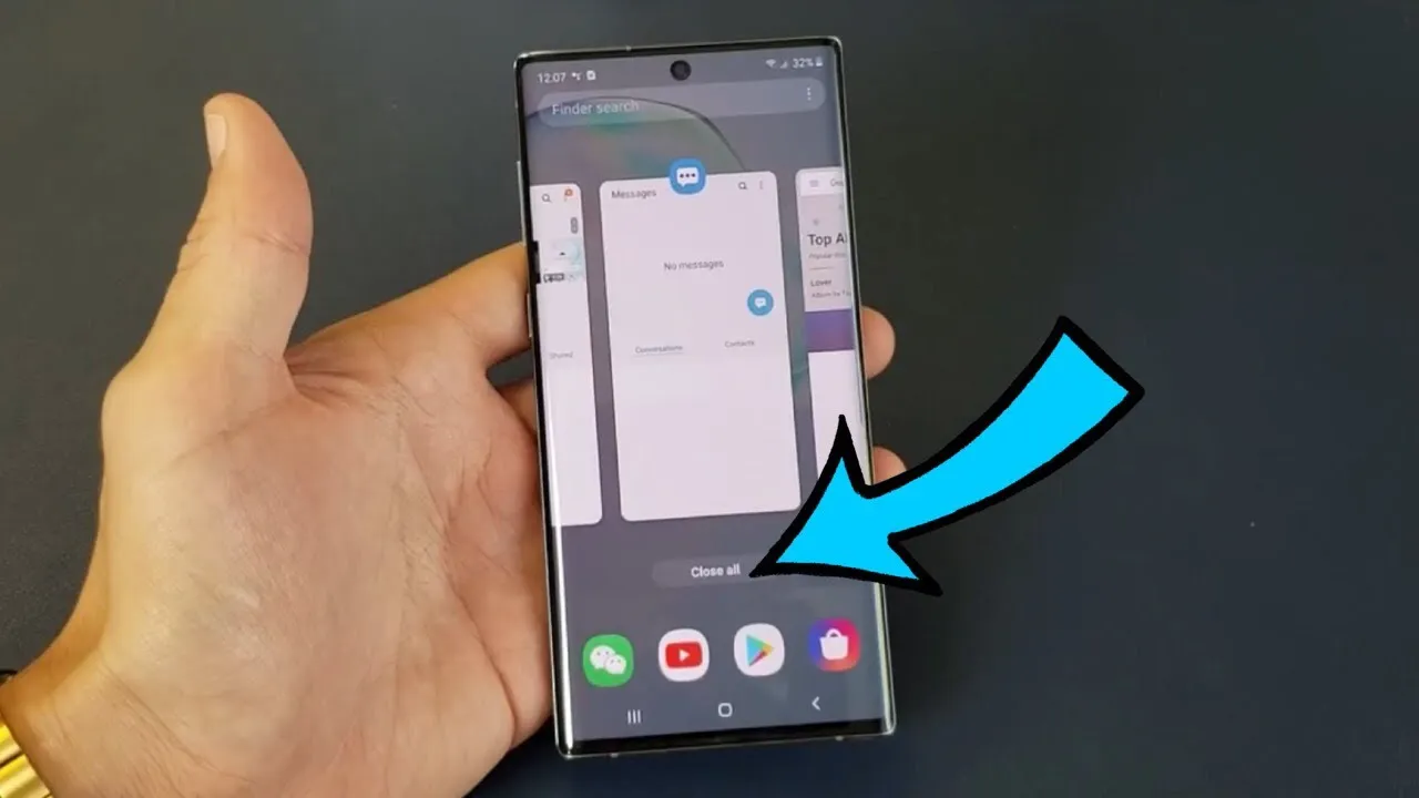 tắt ứng dụng chạy ngầm trên điện thoại Samsung