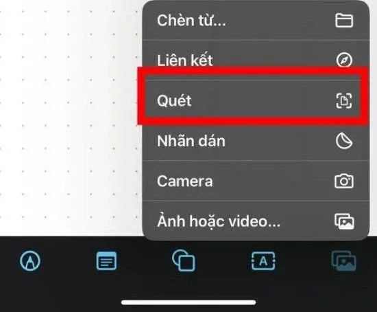 Thêm ảnh vào Freeform