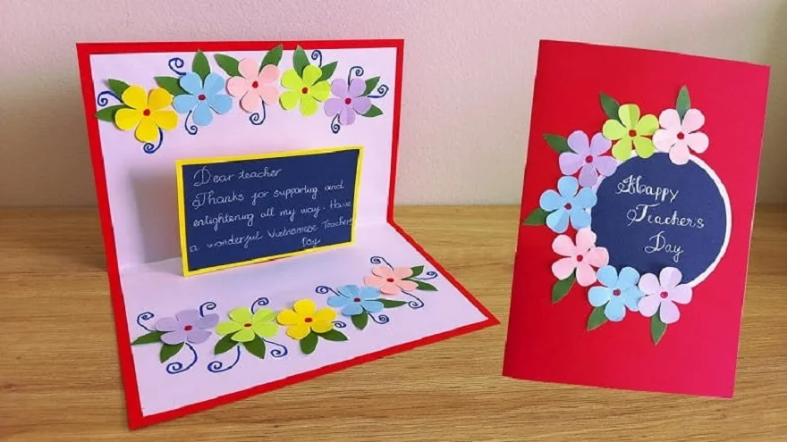 Thiệp 20/11 tự làm cực đẹp