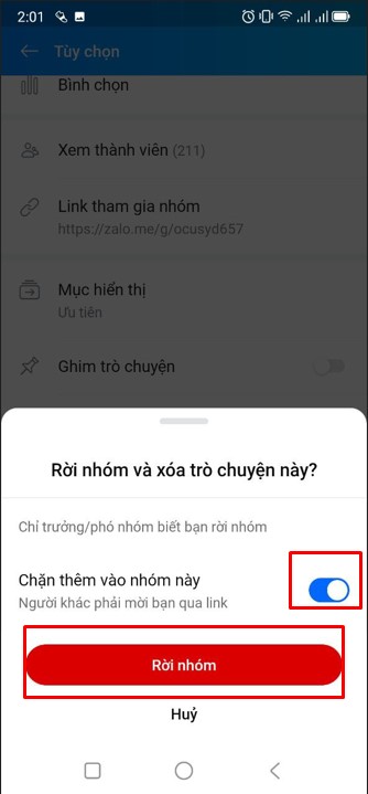 Cách rời nhóm Zalo im lặng mà không một ai biết