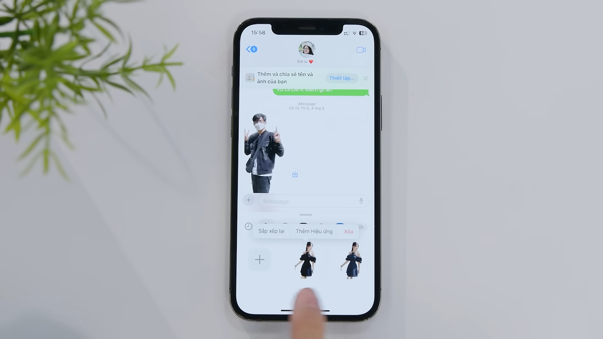 Tính năng tin nhắn trên iOS 17