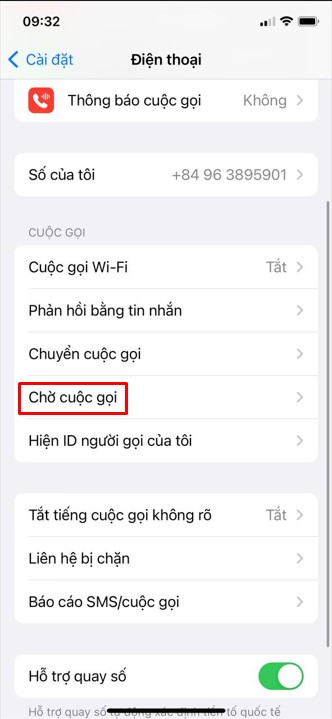 Hướng dẫn kích hoạt cuộc gọi chờ trên iPhone