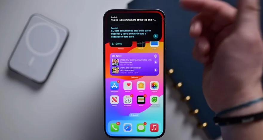 tính năng dịch trên nút Action iOS 17.2