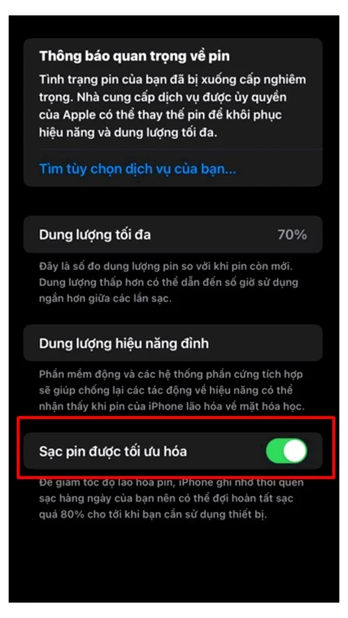 Tối ưu hóa pin trên iPhone 15 series