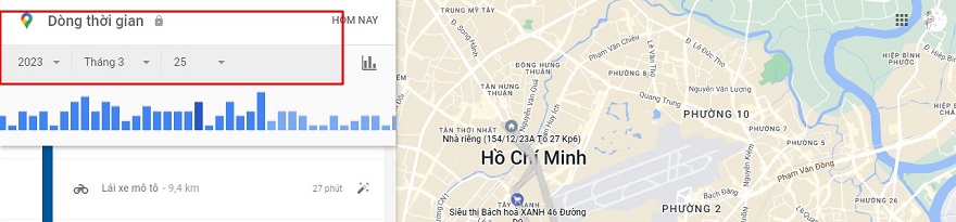 Kiểm tra lịch sử hoạt động