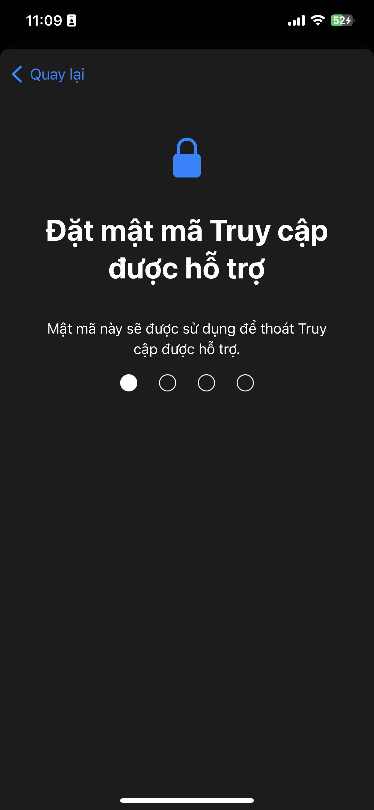Truy cập được hỗ trợ ios 17