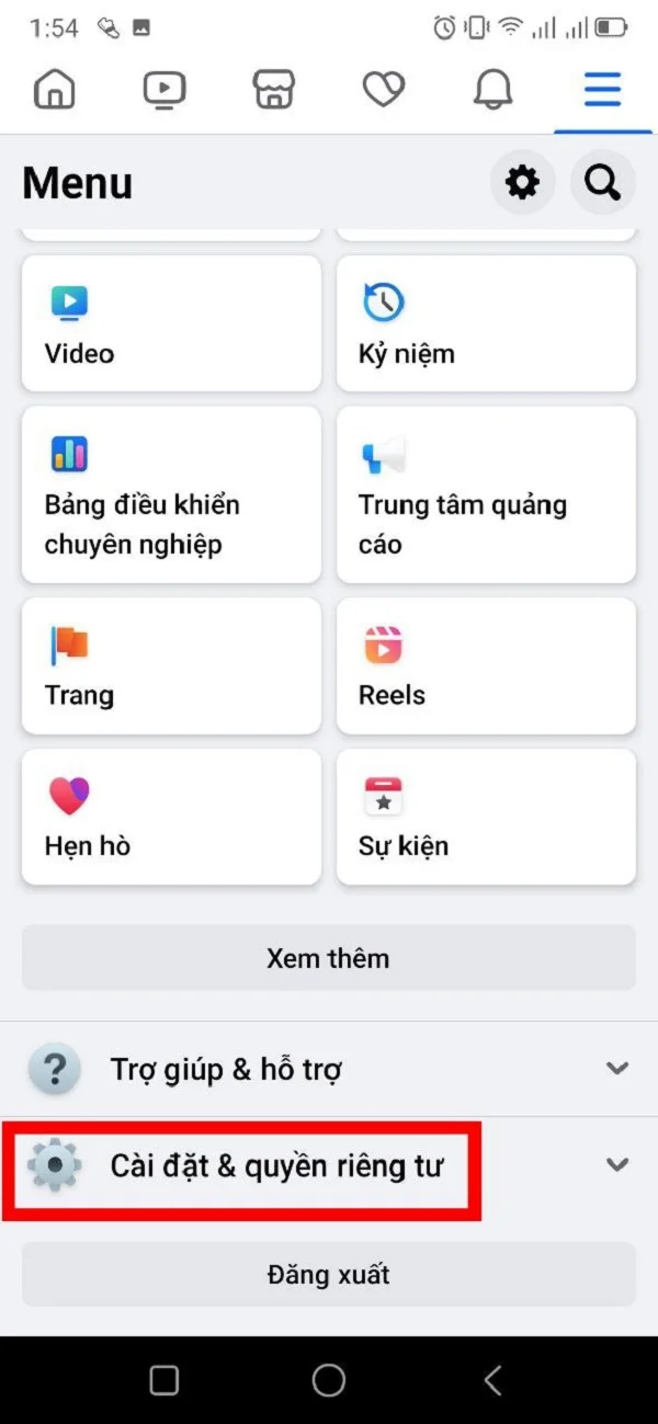 Xóa chặn trên Messenger
