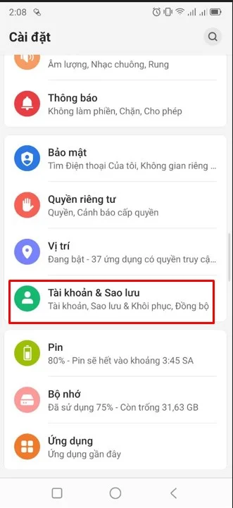 ​Xóa Gmail trên Android