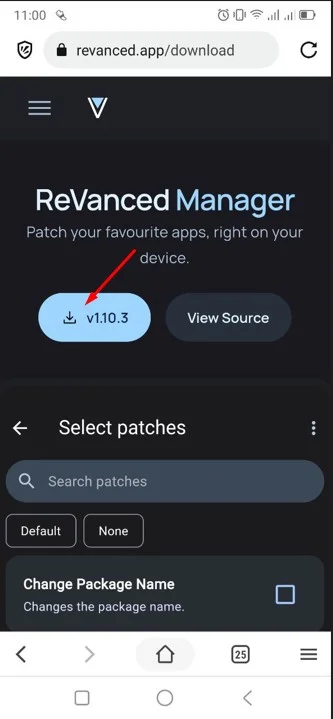 Cách tải Youtube Revanced trên điện thoại 
