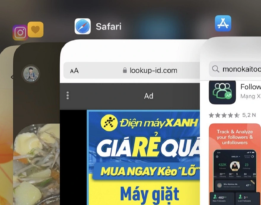 Facebook bị văng ra 