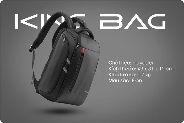 Balo MacBook 14 inch Kingbag Hormes