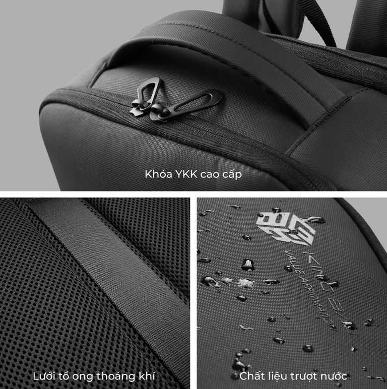 Balo MacBook 15.6 inch Kingbag Apollo