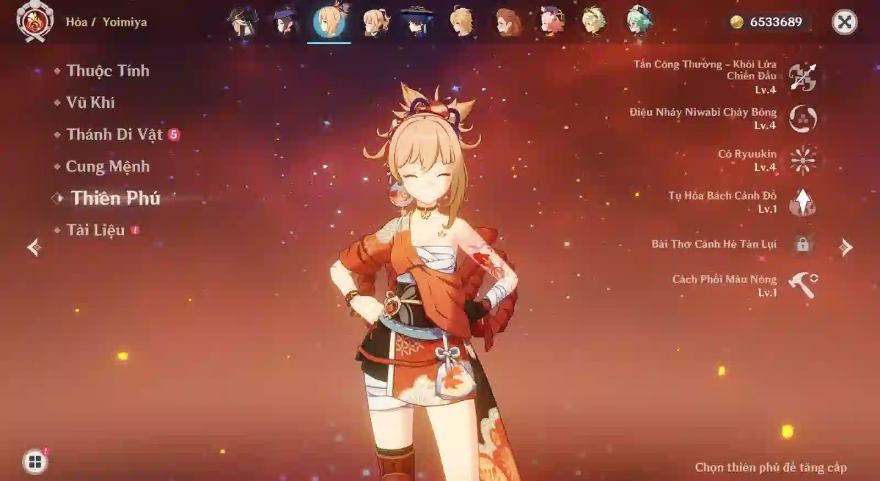 build Yoimiya Genshin Impact 