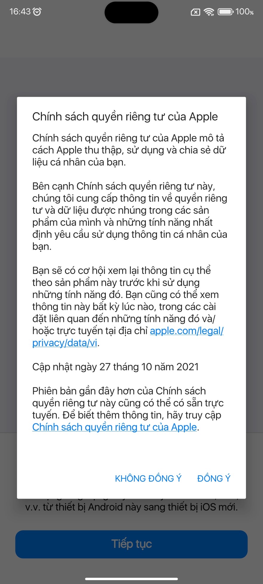 Cách chuyển dữ liệu từ iPhone cũ sang iPhone 15 mới