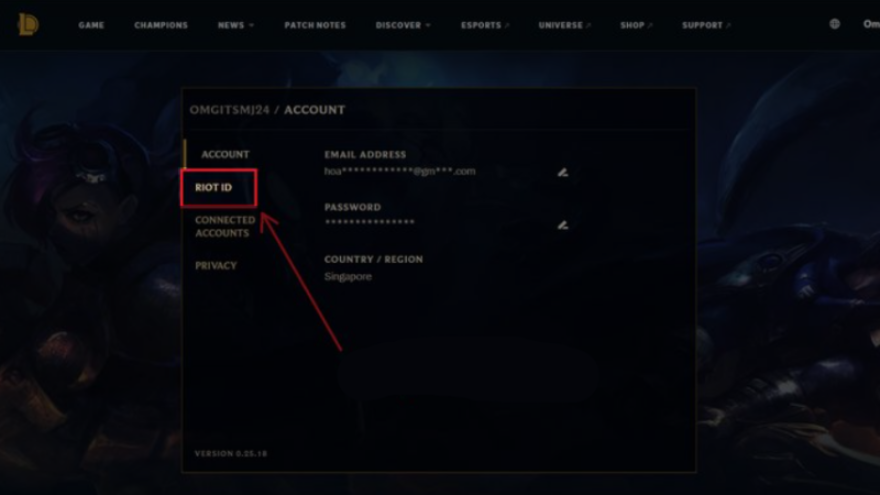 cách đổi tên Valorant