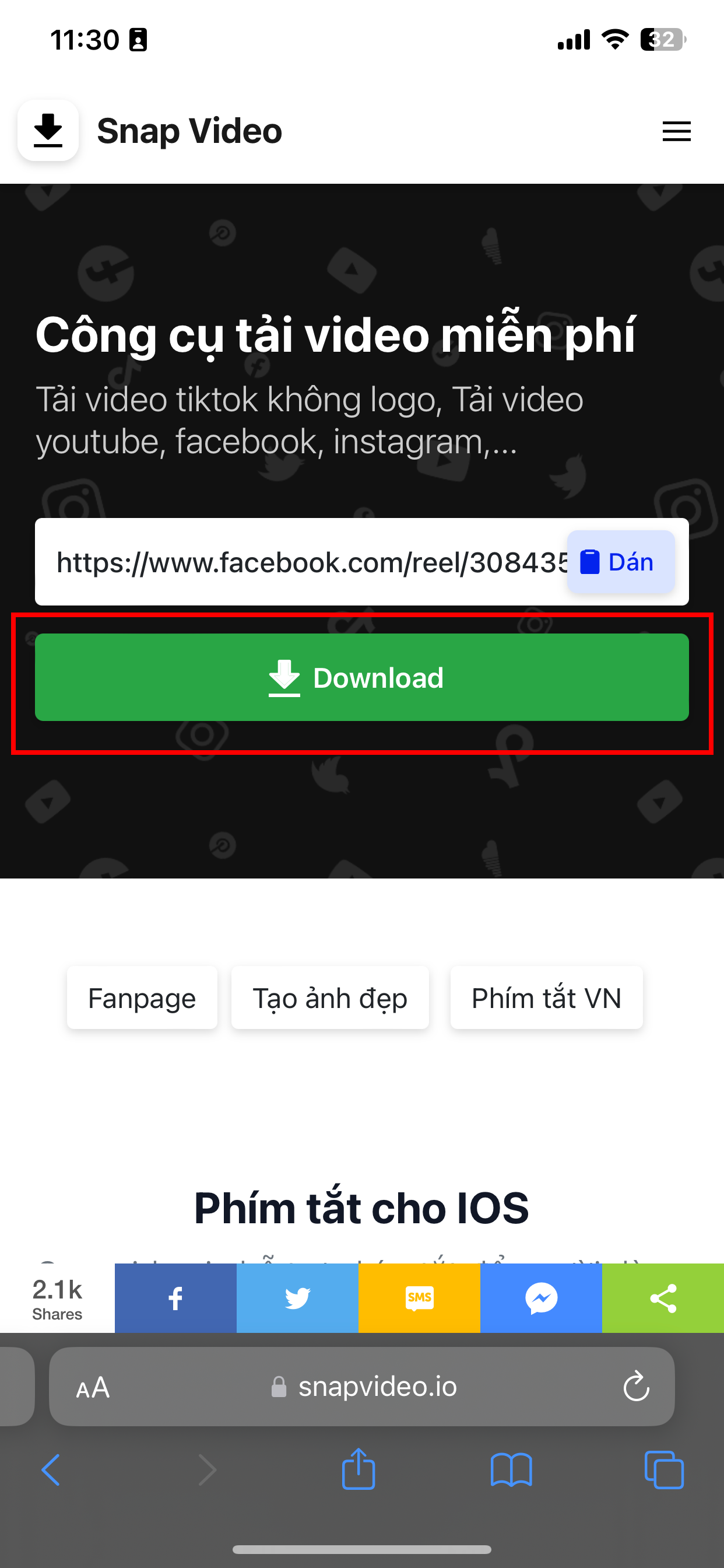 Cách sử dụng Snap Video