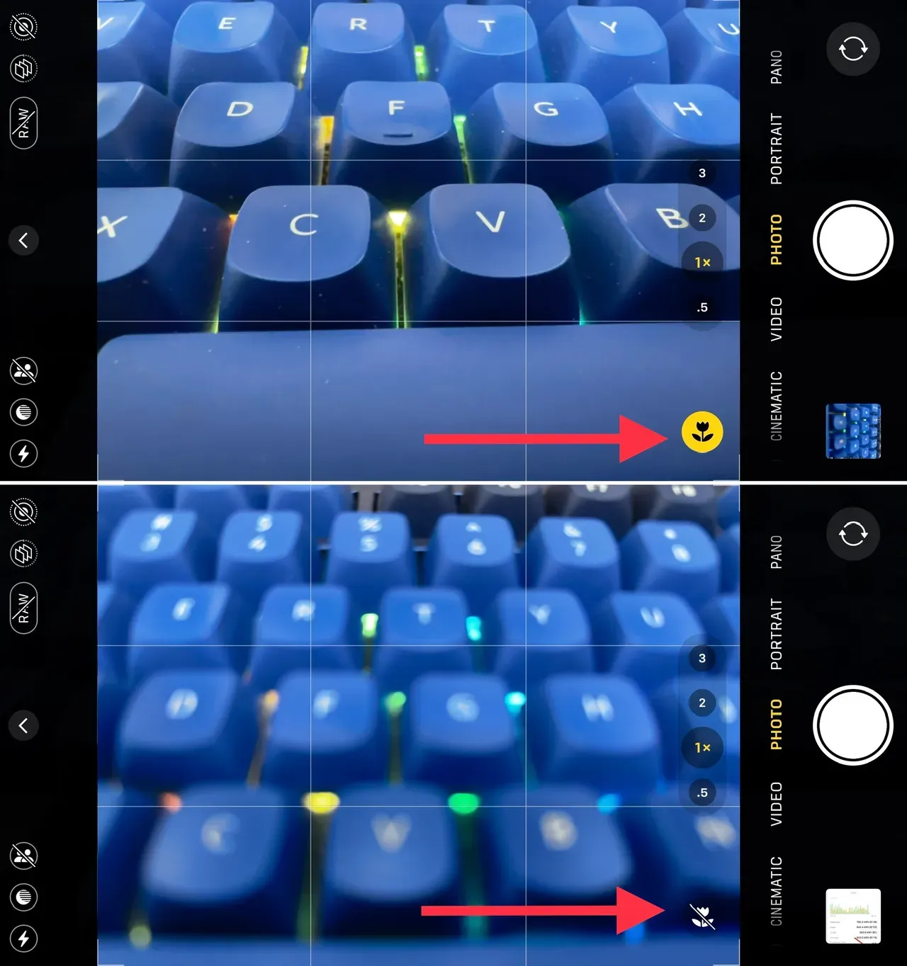 Cách tắt chế độ chụp ảnh Macro trên dòng iPhone Pro