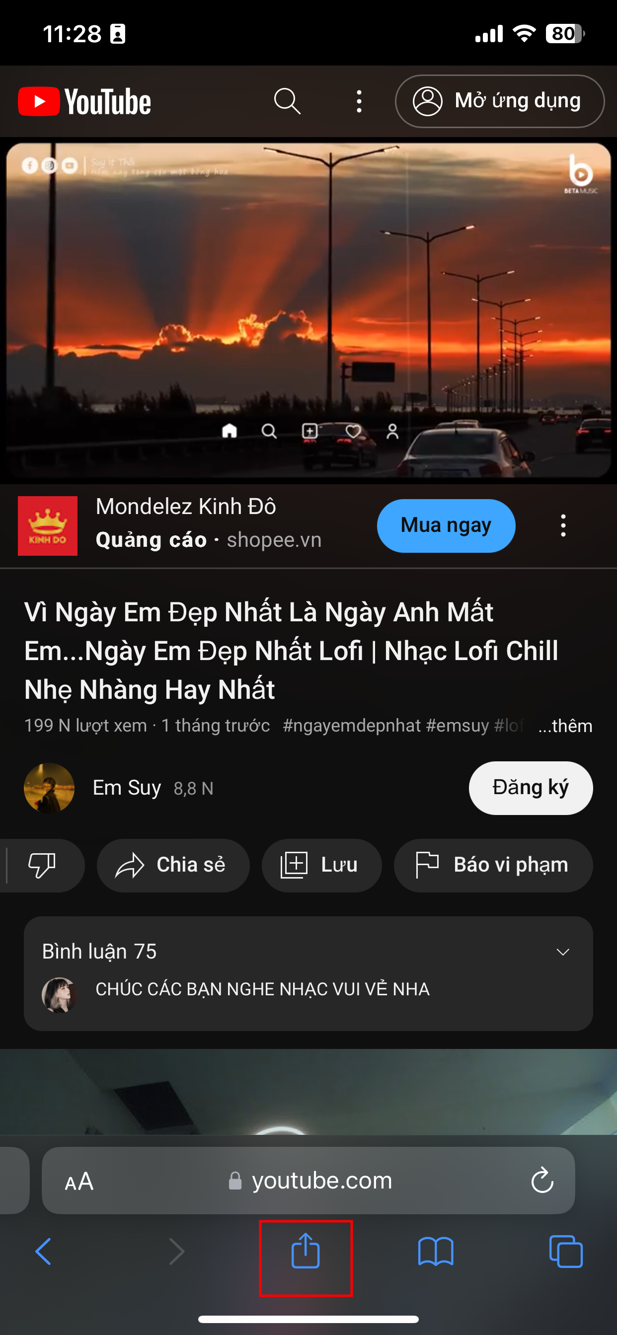 Cách xem Youtube ngoài màn hình trên iOS 16