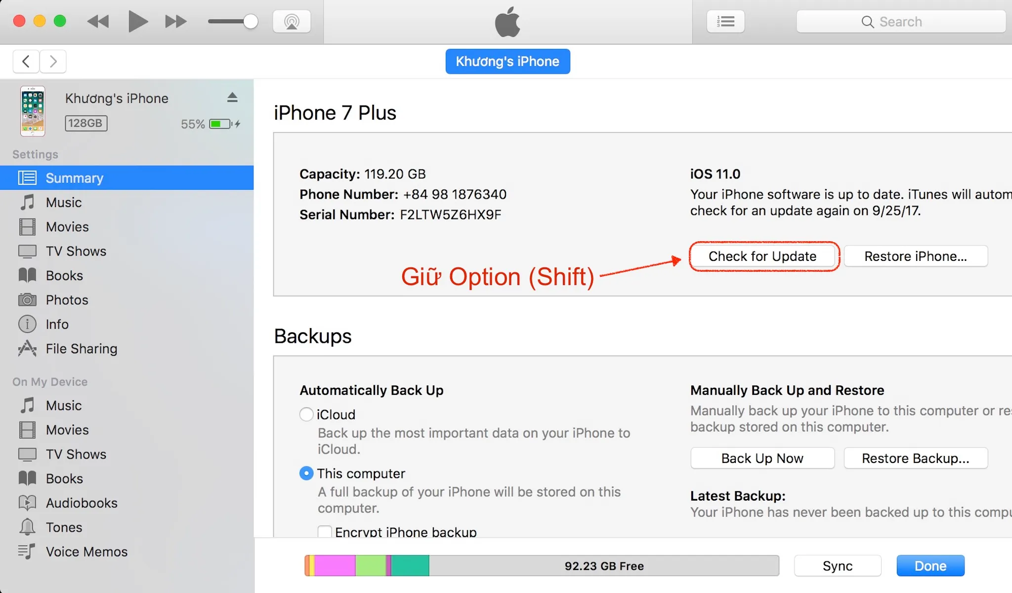 cập nhật lên iOS 17 theo cách thủ công