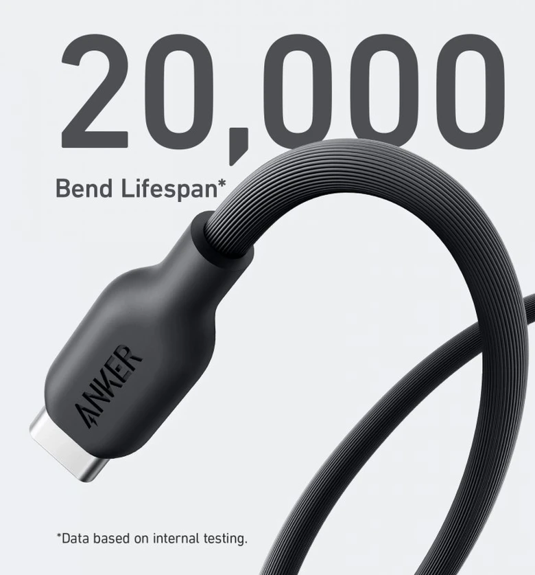 Cáp Type-C to Type-C Anker 0.9m 544 TPE Bio-Based A80F1
