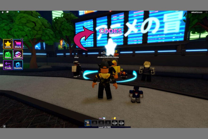 code Anime Adventures