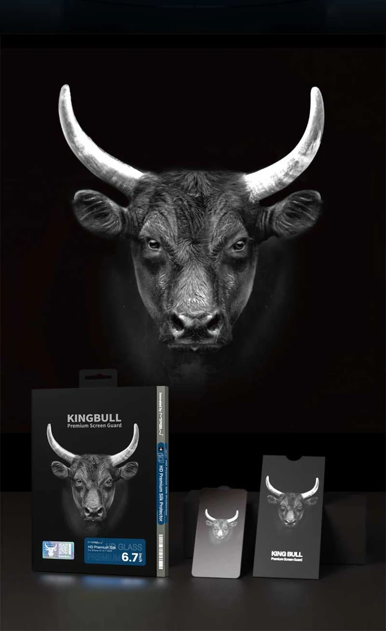 Cường lực iPhone 15 Pro Max Mipow Kingbull Premium Silk HD (2.7D)