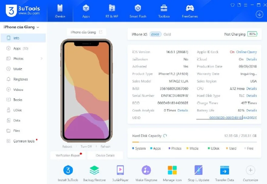Hạ iOS 17 xuống iOS 16 trên iPhone