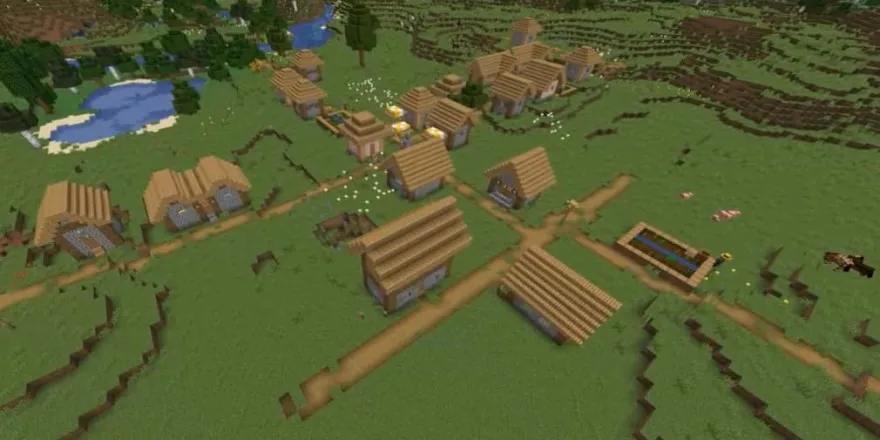 hạt giống Minecraft có làng