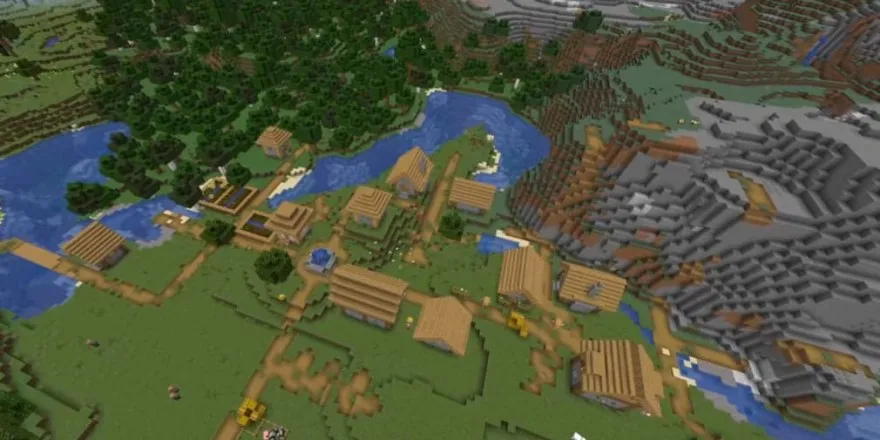 hạt giống Minecraft có làng