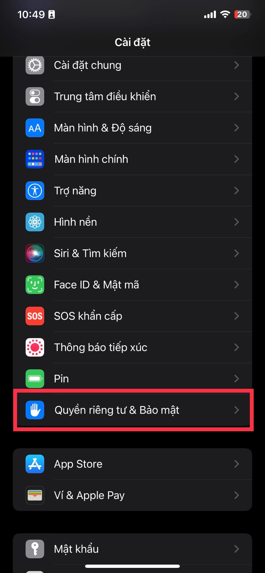 iOS 17 tự động thay đổi các cài đặt riêng tư của người dùng
