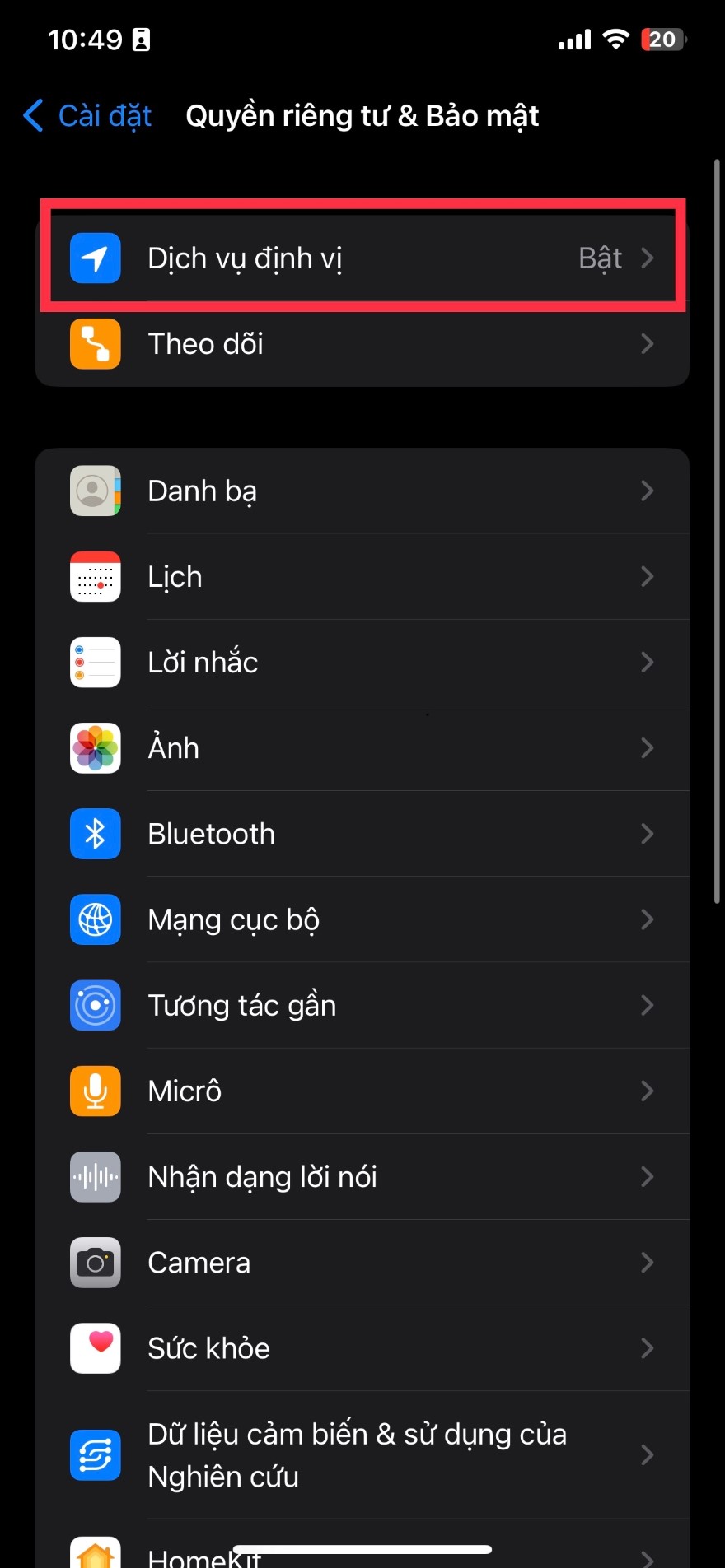 iOS 17 tự động thay đổi các cài đặt riêng tư của người dùng