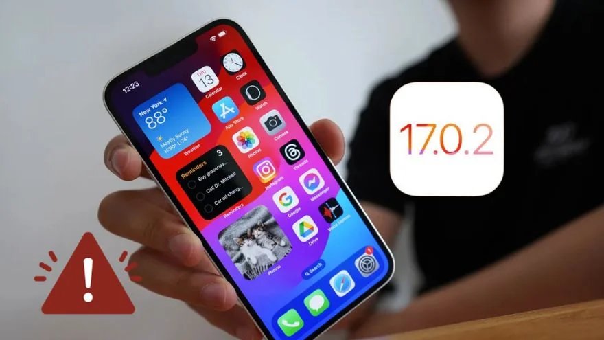 iOS 17.0.2 gây nóng máy, hao pin