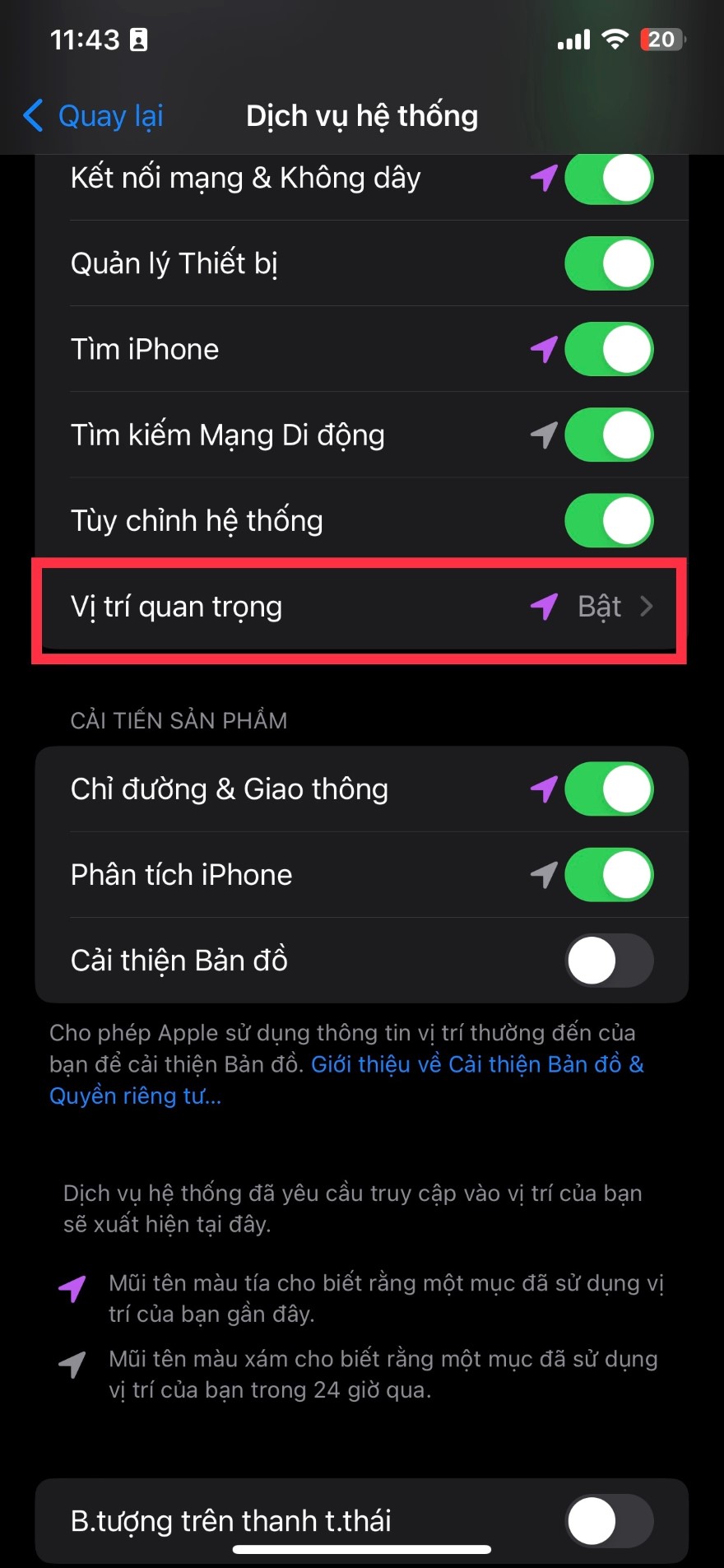 iOS 17 tự động thay đổi các cài đặt riêng tư của người dùng