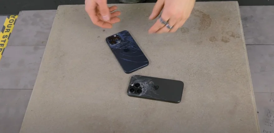 iPhone 15 Pro max drop test