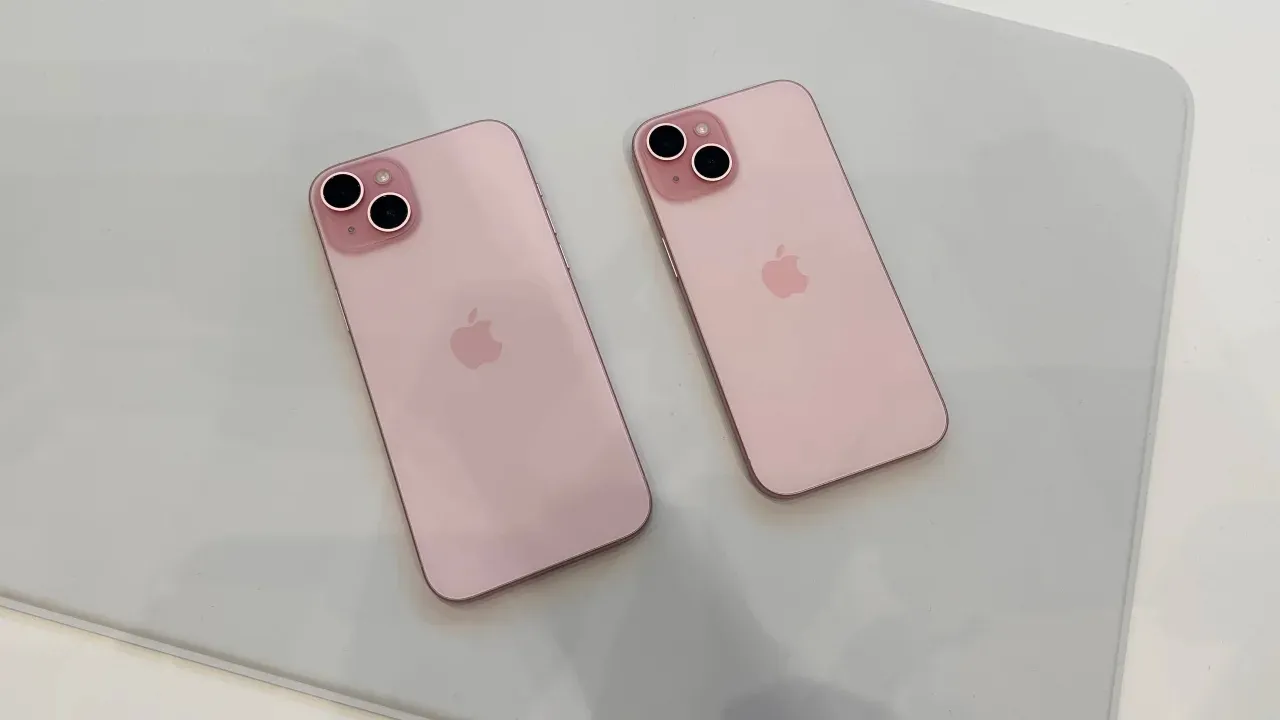 iPhone 15 và iPhone 15 Plus màu hồng 