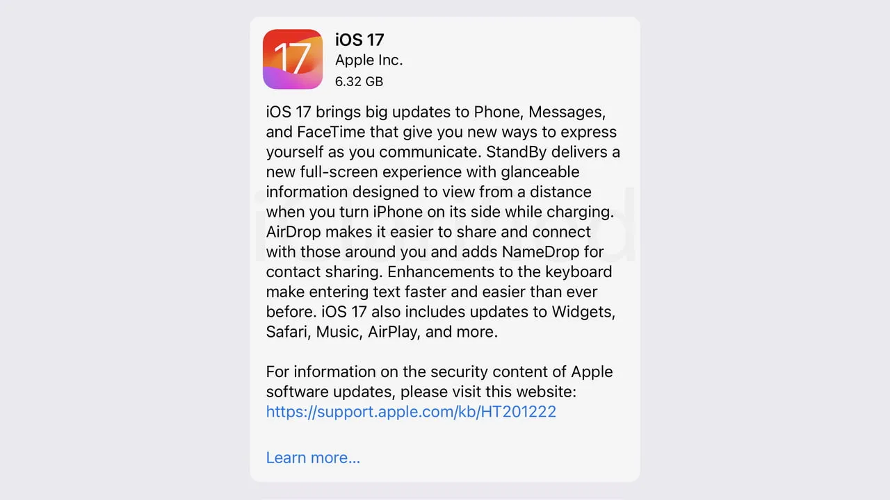 Đánh giá iOS 17 RC