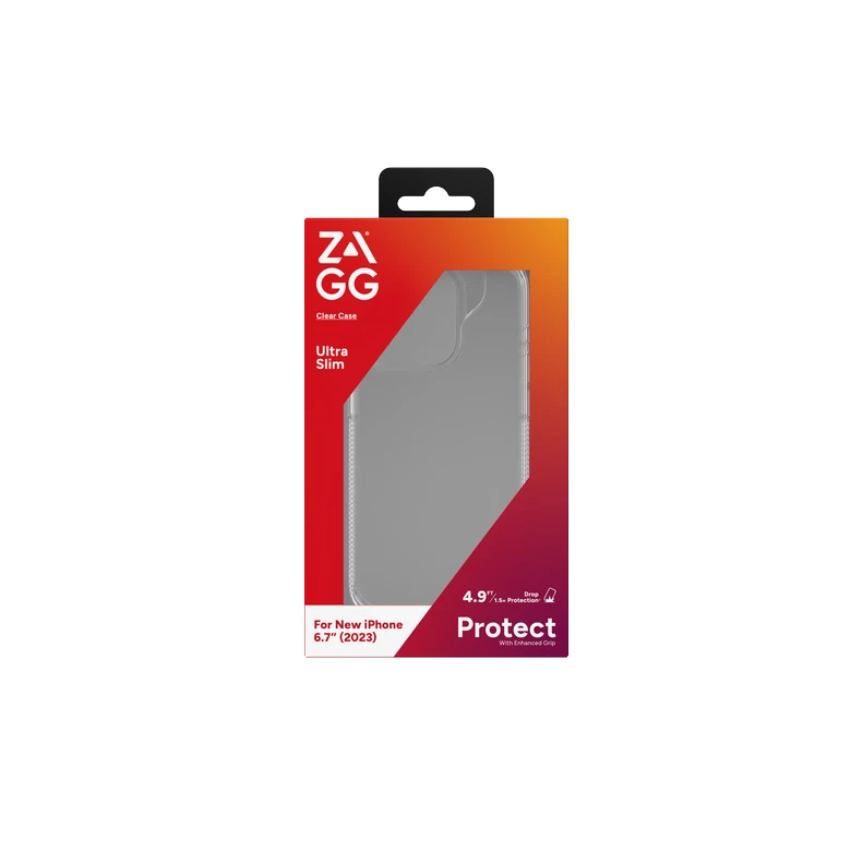 Ốp lưng bảo vệ iPhone 15 Plus ZAGG ESNTL Clear