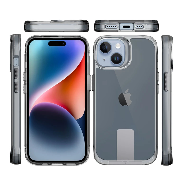 Ốp lưng iPhone 15 Plus Jinya T-Stand Clear