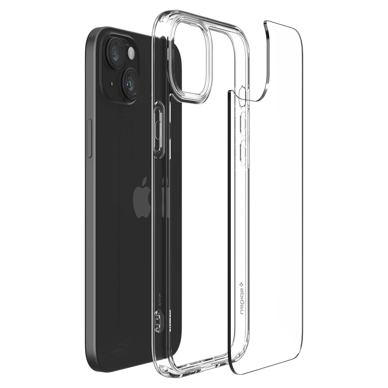 Ốp lưng iPhone 15 Spigen Ultra Hybrid Crystal Clear
