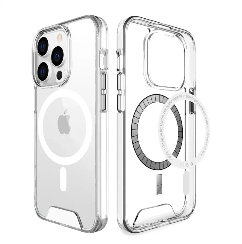 Ốp lưng Magsafe iPhone 15 Pro Max Jinya Crystal Clear