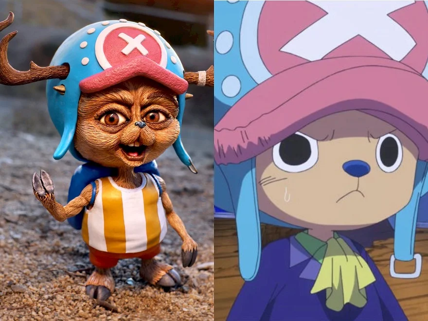 Tạo hình đổ mồ hôi hột của Chopper