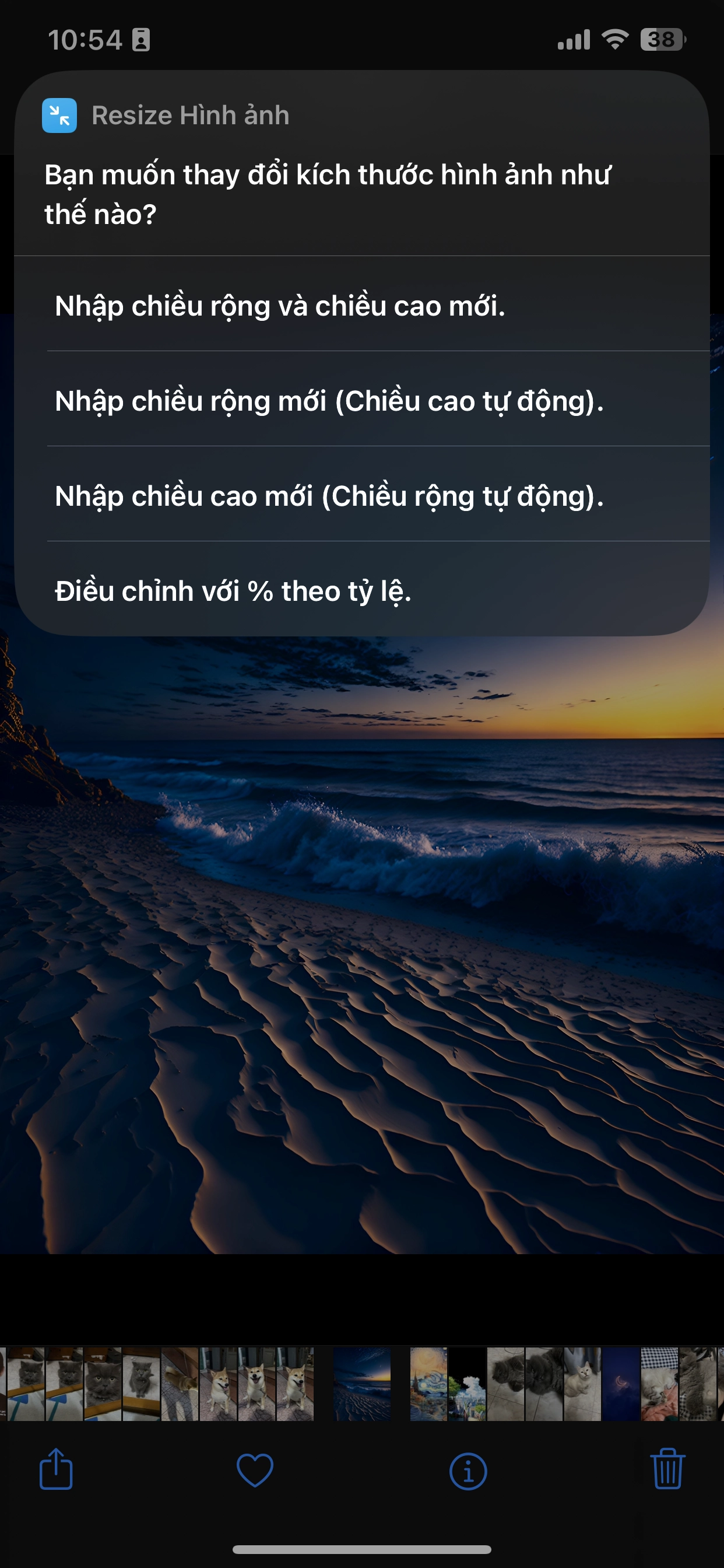  thay đổi kích thước hình ảnh cực kỳ đơn giản trên iPhone