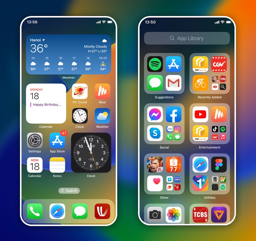 Trải nghiệm iOS 17 trên Android