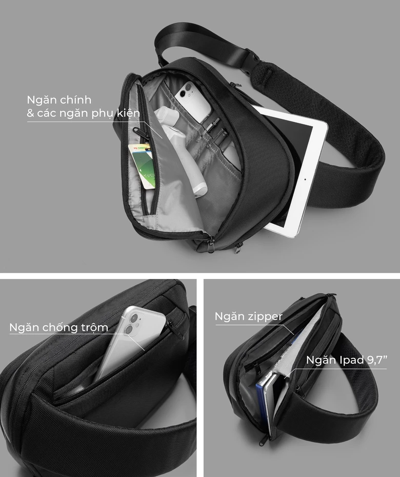 Túi đeo chéo Kingbag Ori