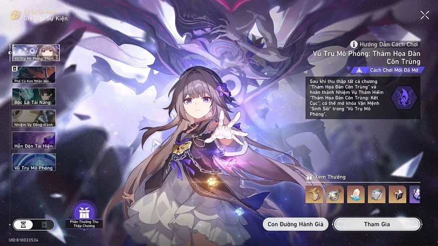 Cách kích hoạt vị diện rối loạn 