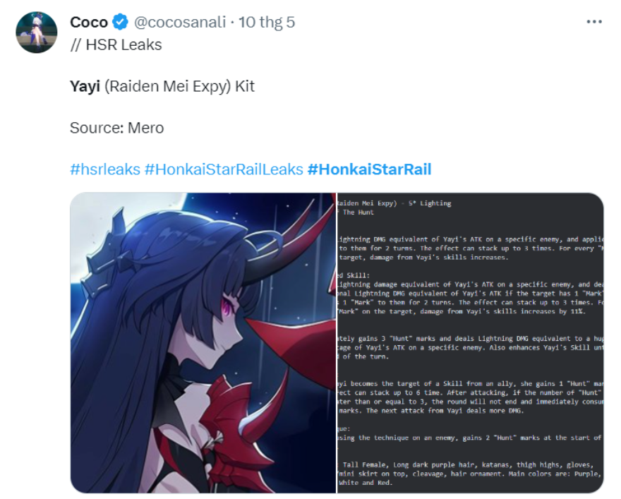 Yayi Honkai: Star Rail