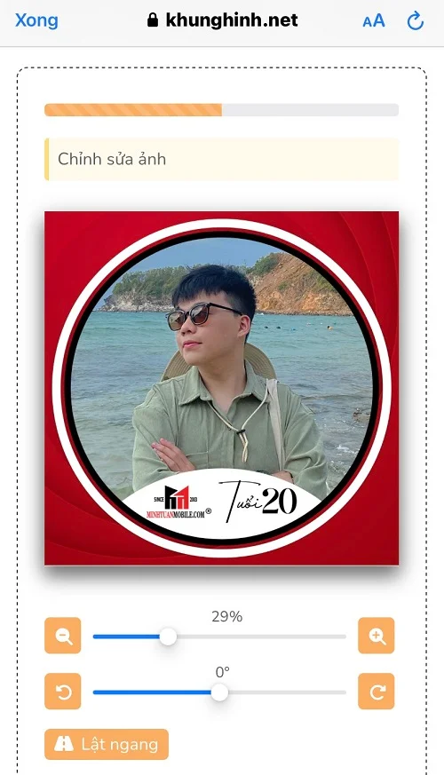 Cách đổi khung Avatar Minh Tuấn Mobile Tuổi 20