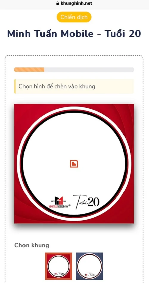 Cách đổi khung Avatar Minh Tuấn Mobile Tuổi 20