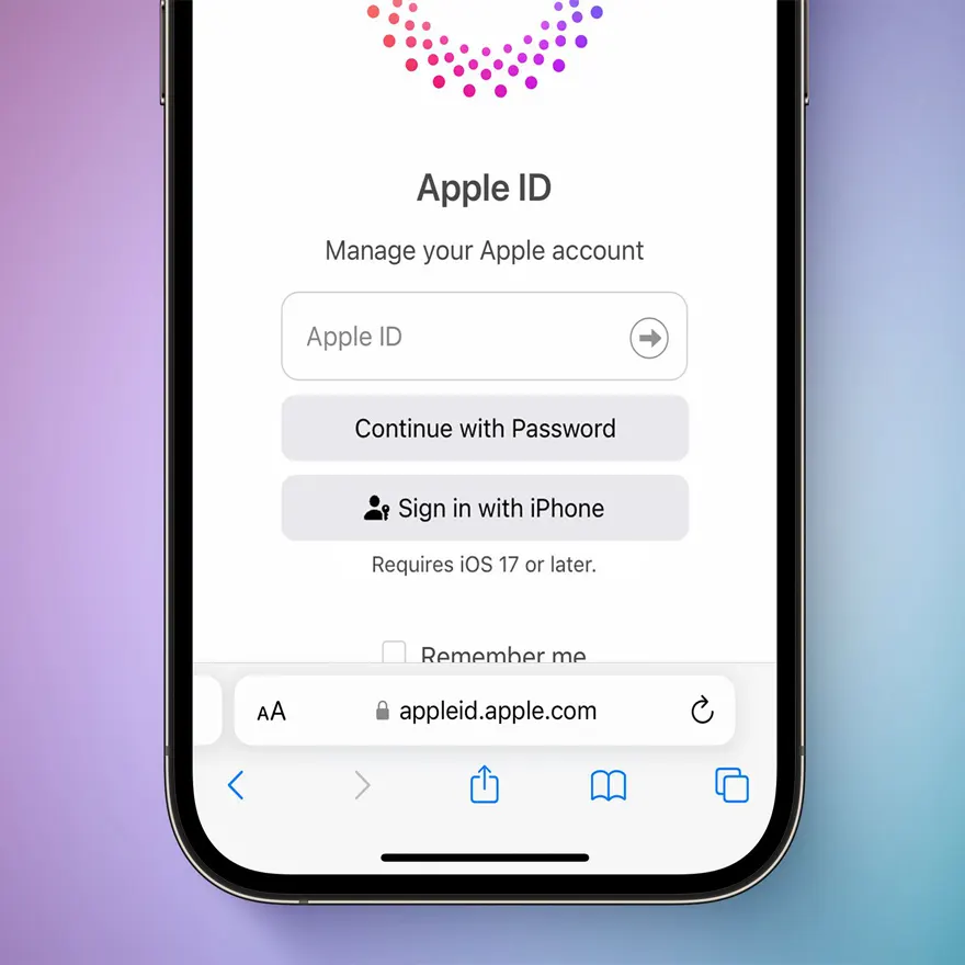 Apple ID tự động tạo khóa trên iOS 17 và macOS Sonoma